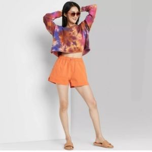 Wild Fable High Rise Orange Trek Short